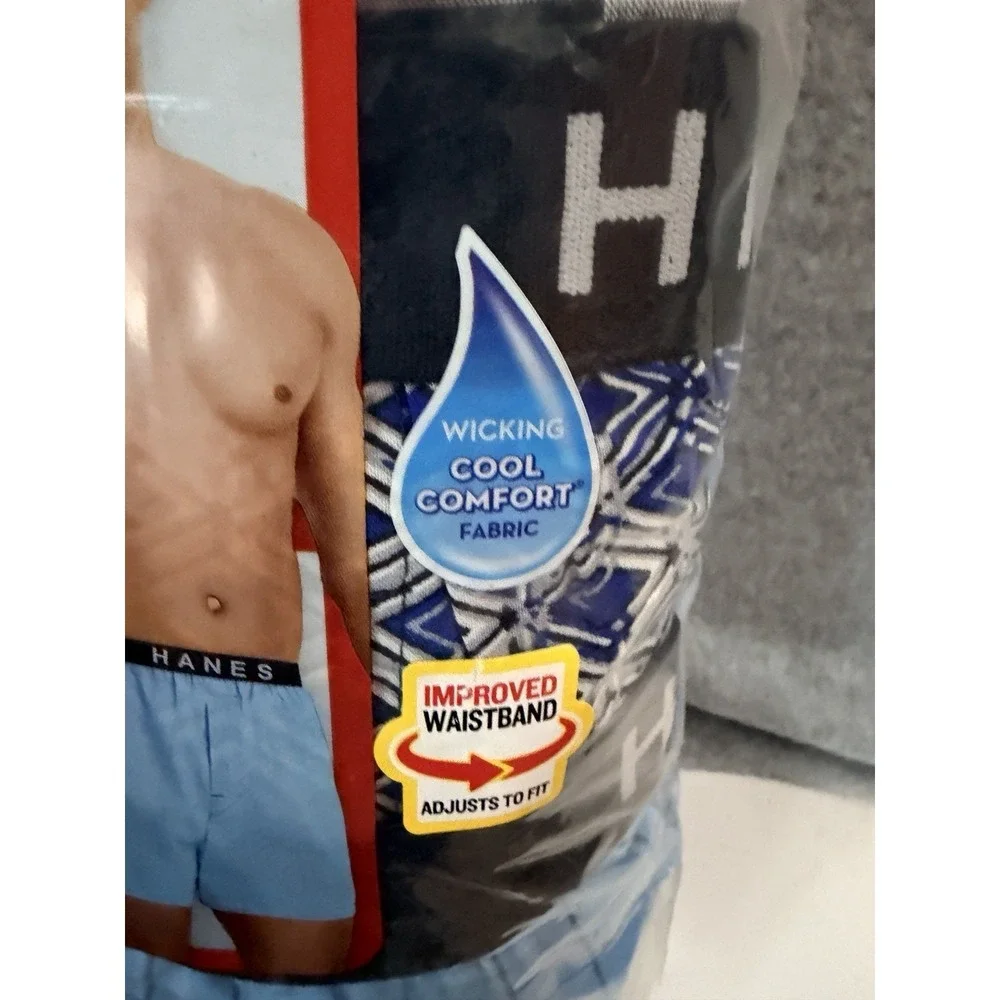 Hanes Ultimate Tagless Boxers - No Gap Fly - Men's XL
